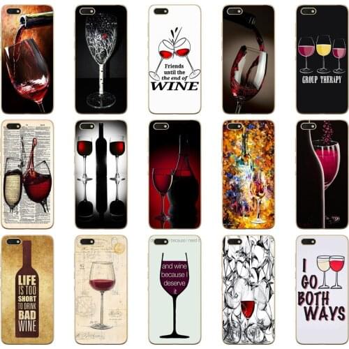 128D keep calm and drink a bear wine Pattern Rubber Hard Cover Case for Huawei honor 9 10 Lite 7A 5.45 7a pro 7c 5.7 inch 7x 8x