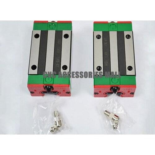 2pcs HIWIN carriage HGH15CA linear guides blocks for HIWIN linear rail HGR15