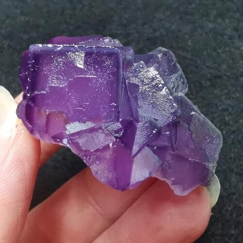 37.8gNatural purple fluorite teaching specimen healing energy QUARTZ GEM home decoration original stone collection ornament