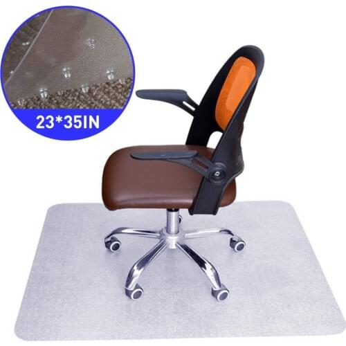 60x90cm Office Chair Mat Carpets Transparent Thick And Sturdy Floor Mats For Low And Medium Pile Carpets, With Studs Rectangle