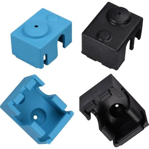 BIQU V6 Silicone Sock Original Aluminum Heater Block Socks Black Silicone case Sleeve RepRap Bowden Direct Extruder 1.75/3.0mm