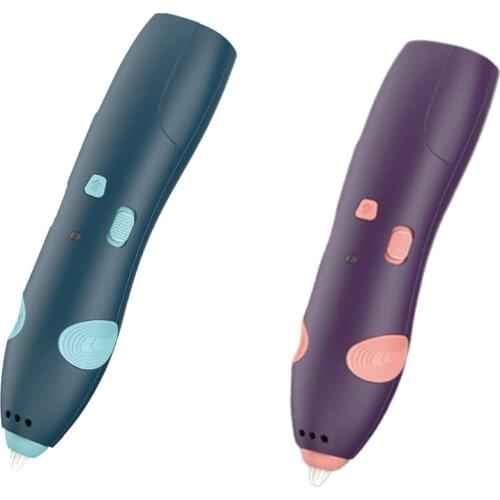 Children 3D DIY Printer Pen Low Temperature Drawing Printing Pens Set Handle Convenient Safe Creative Toy