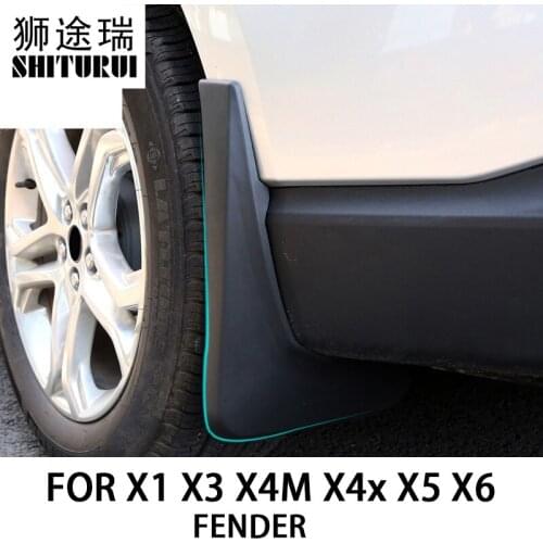 FOR BMW X1 X2 X3 X4m X4x X5 X6 Car mudguards,fender Special car 2015 2016 2017 2018 ,4pcs/lot