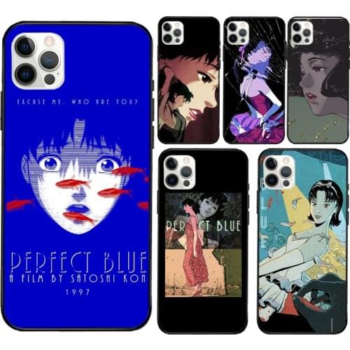 Perfect Blue Case For iPhone X XR XS Max 7 8 Plus SE 2020 12 Mini 11 Pro Max Soft Phone Cover Coque