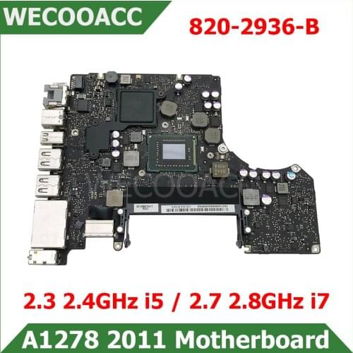 Original Motherboard For Macbook Pro 13" A1278 Logic Board 2011 820-2936-A 820-2936-B