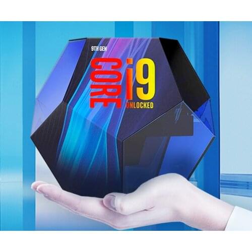 Desktop Intel original box package CPU core i9 9900k