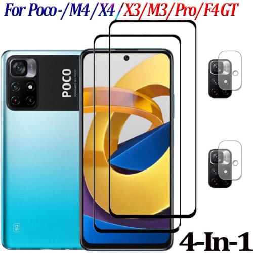Cristal templado Poco-X3 NFC Glass Protective Film M3 X 3 Screen Protector for Xiaomi Poco X3 Pocco poko Pocophon F2 Poco X3 Pro