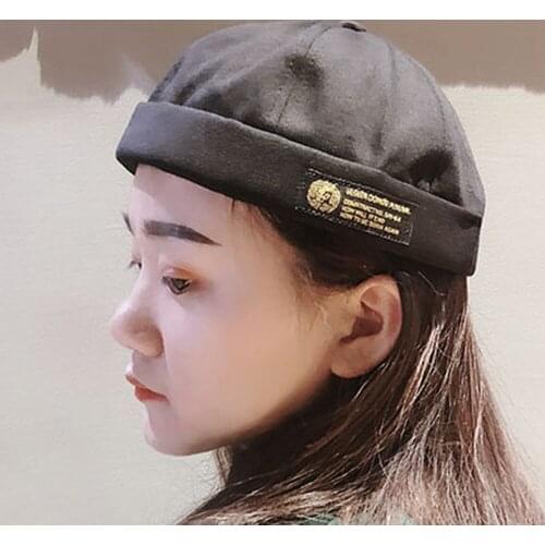 Mens Hat Hip-Hop Toque Womens Hat Solid Color Simple Fashion Spring Autumn Personality Wild Casual Letter Party Solid Color