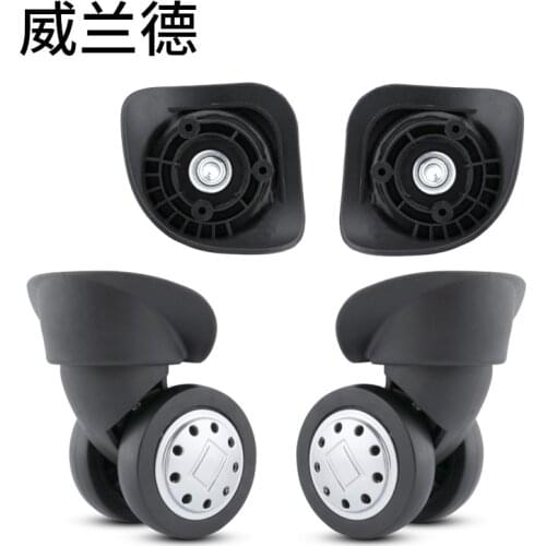 Universal Wheel Luggage Suitcase Wheel Replacement Accessories Wear Resistant Repair Silent Shock-absorbing Wheels Accessories