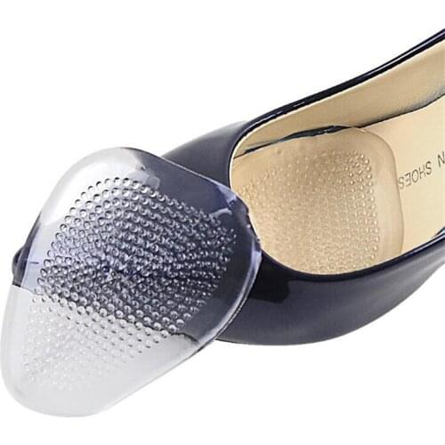 1 Pair Honeycomb Silicone Foot Gel Stickers Forefoot Pads Front Shoe Pads Cushion Soft Pain Relief High Heels Half Palm Insoles
