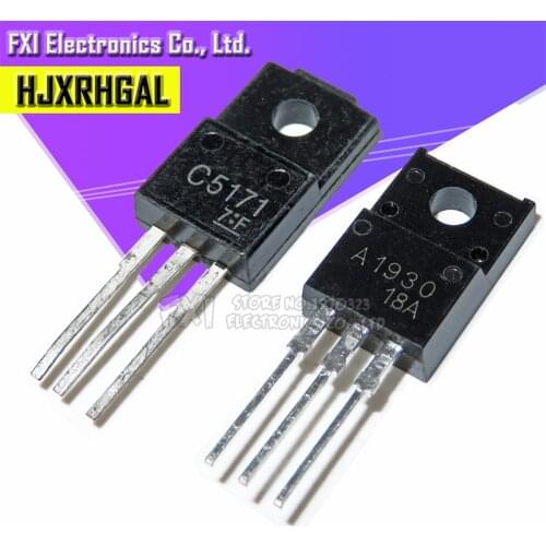 20PCS/LOT ,10PCS 2SA1930 + 10PCS 2SC5171 A1930 / C5171 TO220 Original and Transistor new original