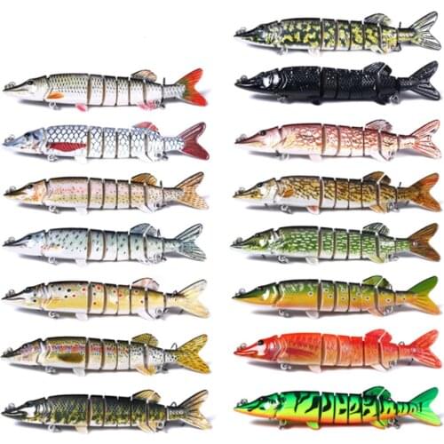 20cm 67.5g Sinking Wobblers Fishing Lures Multi Jointed Big Swimbait Hard Bait Fishing Tackle For Bass Isca Trout Muskie Walleye