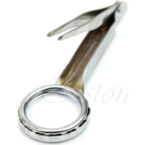 4X Magnifying Diamond Magnifier Eye Glass Tweezer Clip Loupe Tool Kit