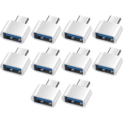 5/10pcs USB 3.0 Female Converter Adapter Case Type C To Micro USB Connectors Audio Phone for Macbook Samsung Xiaomi accessories