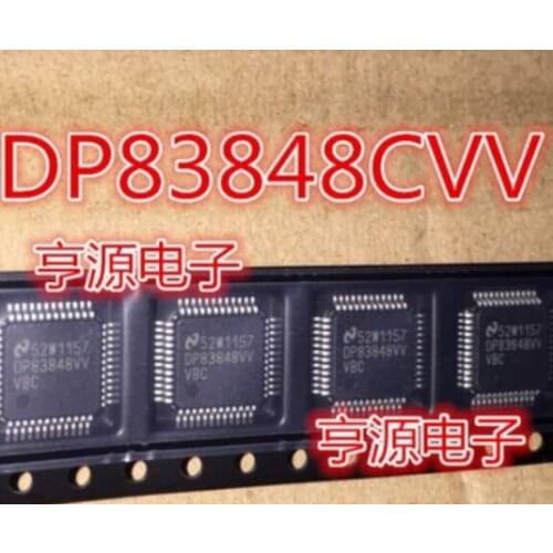 5pcs/lots DP83848 DP83848VV DP83848CVV DP83848IVV QFP-48 In Stock