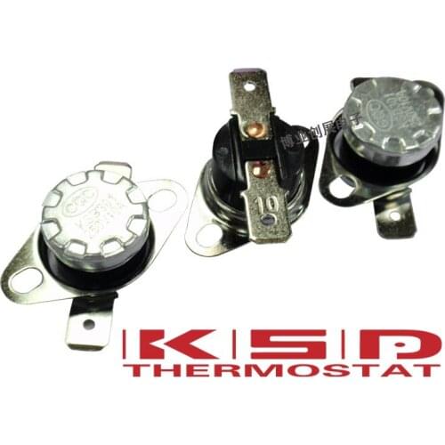 5pcs/lot KSD301 120 Degrees 10A250V N.C. Normally Closed N.O. Normally Open Temperature Switch Thermostat 45/50/90/95/85/180