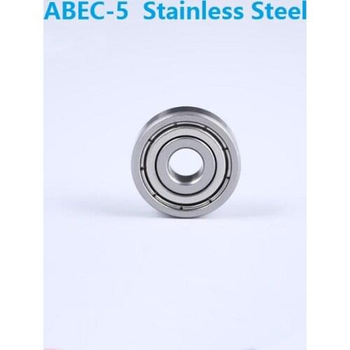 50pcs ABEC-5 S603ZZ S604ZZ S605ZZ S606ZZ S607ZZ S608ZZ S609ZZ stainless steel bearing Deep Groove Ball bearing 608z 608