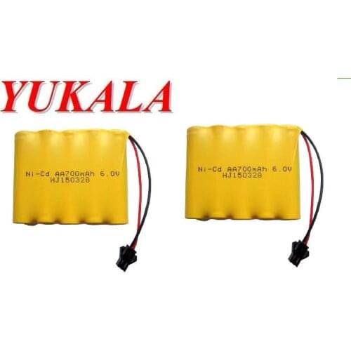 6.0V 700mAh Ni-CD AA Battery for RC car RC boat RC tank RC truck