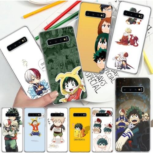 My Hero Academia Midoriya Anime Phone Case For Samsung Galaxy A51 A71 A70 A50 A40 A30 A21 A20E A10S A41 A01 A6 A7 A8 A9 Plus + S