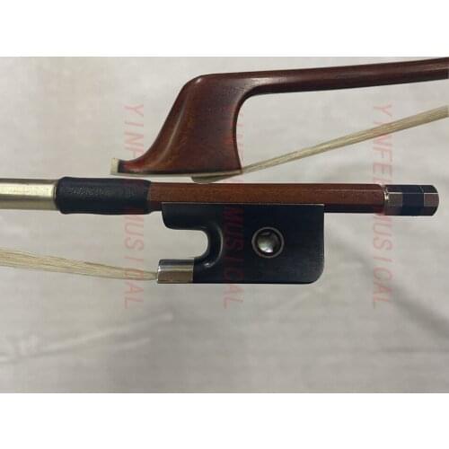 1pcs of High Quality professional pernambuco Cello Bow sweet tone White Horse Hair Cello bow round