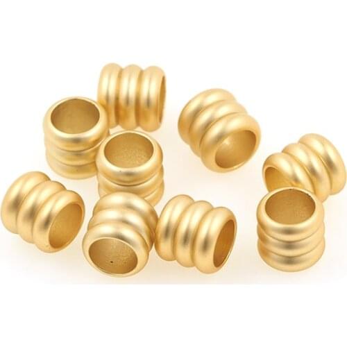 Barrel Shaped Irregular Smooth Spacer Beads Are Suitable For Making Accessories For DIY Jewelry And Bracelet Necklaces
