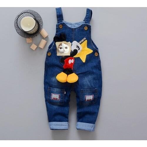 Toddler Infant Boy Long Pants Denim Overalls Dungarees Kids Baby Boys Jeans Jumpsuit Clothes Clothing Outfits Trousers