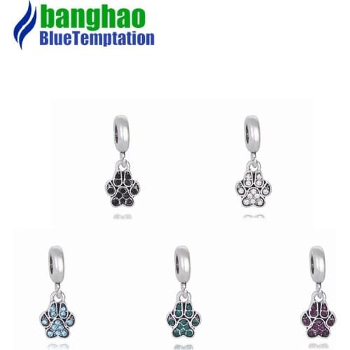 Crystal beads plata de ley charm Fits Charm Bracelets jewelry valentines day mary poppins bijoux sieraden charms DGB227