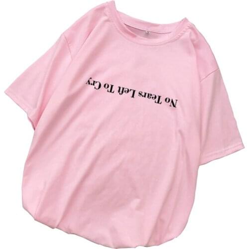 HuaQiGuo Women's T-shirts With Inscriptions