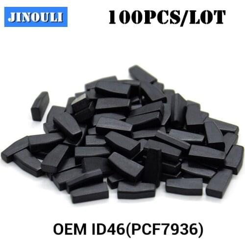 JINOULI 100PCS/LOT OEM pcf7936as ID46 car key Transponder Chip pcf7936aa PCF7936 Unlock ID 46 PCF 7936 key CHIPS