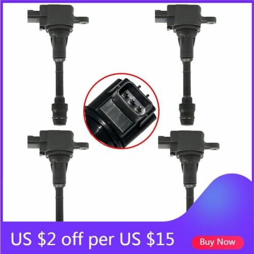 TIANBANG 4pcs Ignition Coil 22448-8H300 UF350 1788319 5C1395 22448-8H311 22448-8H315 1788319 For 2002-2006 NISSAN ALTIMA 2.5L L4