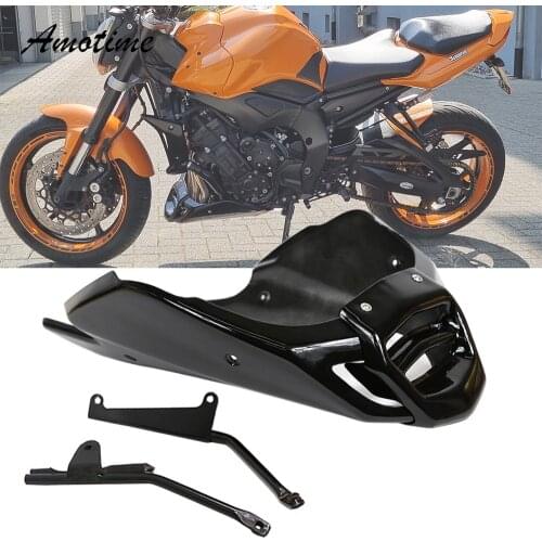 Motorcycle Fairing Engine Spoiler Cladding Mounting Kit Assembly Matt Bright Black For Yamaha FZ1S FZ1N 2006-2014 FZ1 ABS 2014