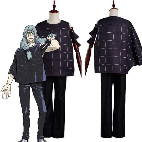 Jujutsu cos Kaisen Mahito Cosplay Costume Pants Top Outfits Halloween Carnival Suit