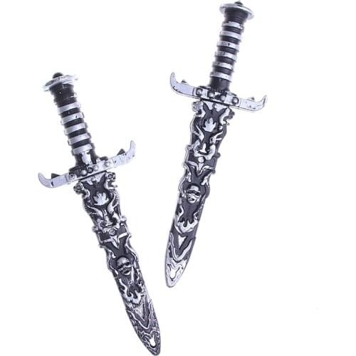 Sword Small Phoenix Knife Toy Plastic Pirate Swords Toy Pirates Dagger for Kids Cosplay Decor DIY Halloween Party Supplies