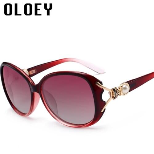 Fashion Oval Polarized Sunglasses Women Luxury Brand Ladies Driving Glasses Plastic Frame Sunglasses UV400 Gafas De Sol