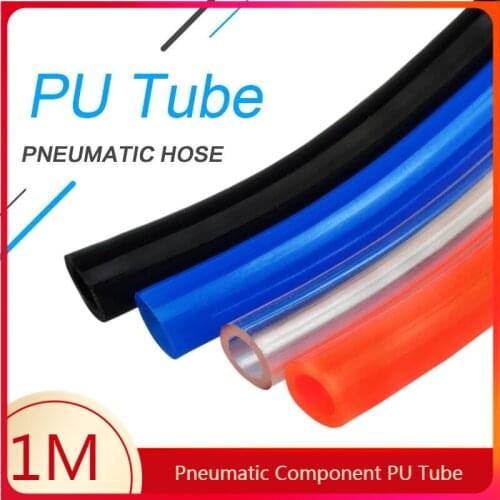 1Meter Pneumatic Component PU Tube 4*2.5mm 6*4mm 8*5mm 10*6.5mm 12*8mm 14*10mm Air Hose Pipe Polyurethane Tubing