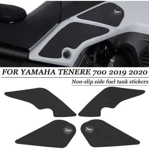Suitable for Yamaha Tenere 700 XTZ 700 black non-slip side fuel tank stickers fuel tank sticker 2019 2020 T700 T 700