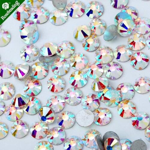 Clear AB Flat back crystal Non Hot Fix Rhinestones,non hot fix crystal,for Nail Art,jewelry findings