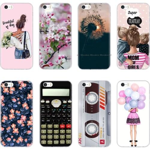 Silicone Cover For iPhone 5s 6 7 8 Case Cute TPU Phone Case For iPhone 5S 6s 6 7 8 Case For iPhone 5 5S SE 6 Back Cover Couqe