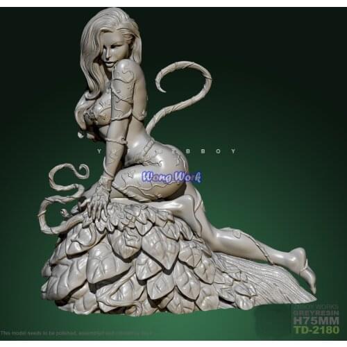 Wong Work Unpainted Resin 75mm Unassembled Garage Kits GK Model Kit Figure TD-2180