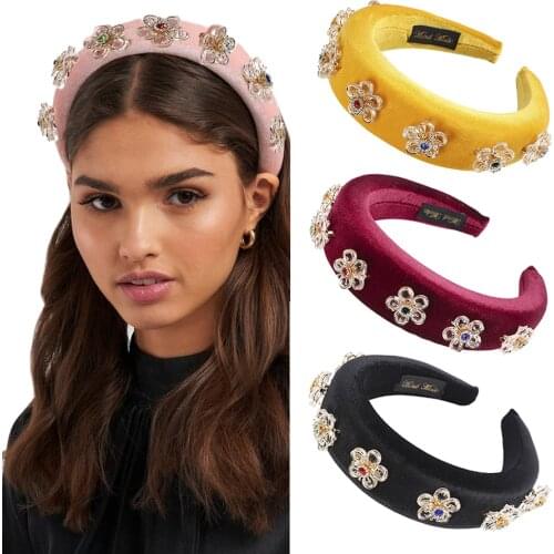 Haimeikang New Sponge Hairbands Women Fashion Solid Color Headbands Headwear Girls Elastic Bezel Hair Hoop Hair Accessories