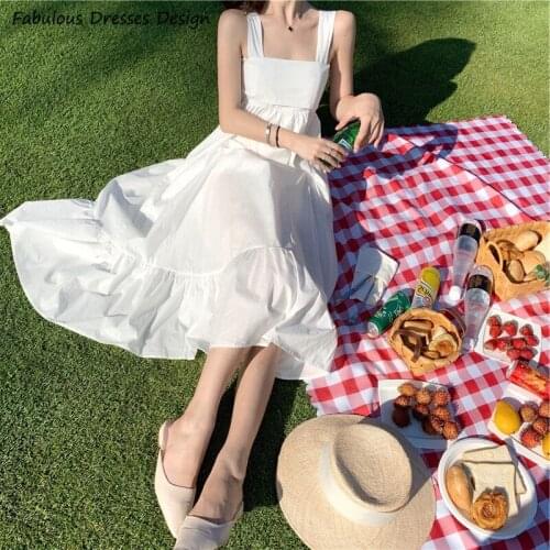 Stylish Tea Length Prom Dresses White Square Collar Backless Bowknot A Line Evening Dress For Women 2021 Vestido De Fiesta