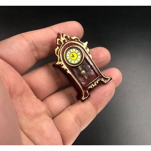 1/6 Modern Vintage Pendulum Clock Models for 12''Figures Bodies Accessories DIY