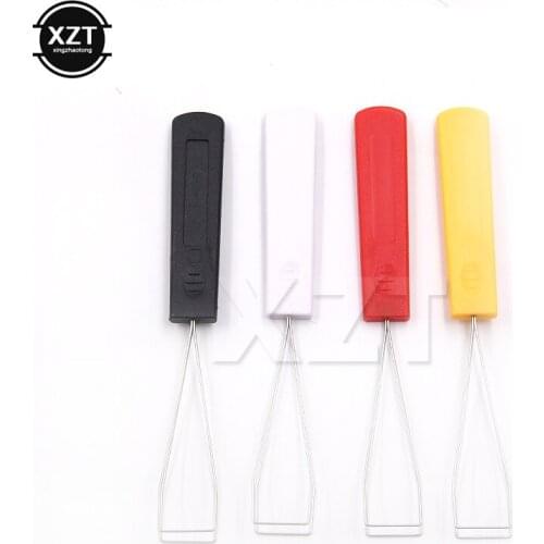 1pcs Wire Keyboard Key Keycap Key Cap Plastic Handle Keypull Remover With Unloading Steel Cleaning Tool Stylish high quality