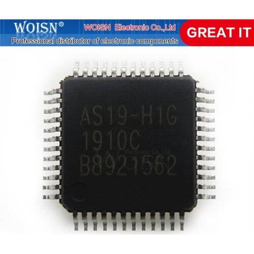 2pcs/lot AS19-H1G AS19-HG AS19-HF AS19-F AS19-G AS19 QFP-48 In Stock