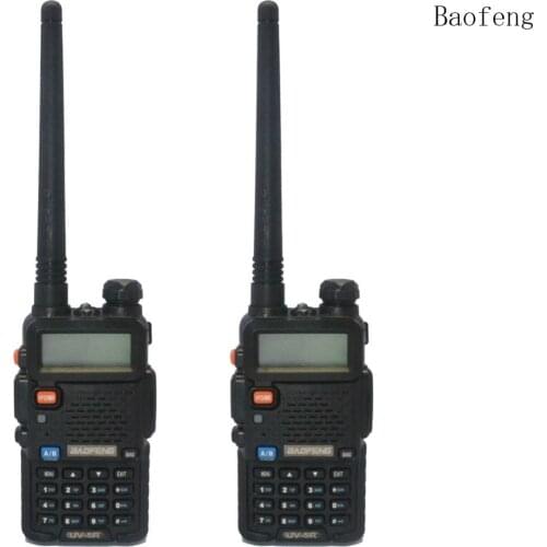 2PCS BaoFeng UV-5R Walkie Talkie 136-174 /400-520Mhz VHF/UHF DUAL-BAND Two Way Radio