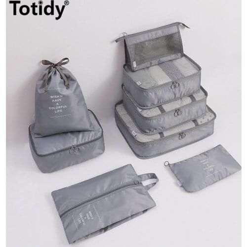 2021 Travel Bags Clothes Shoe Underwear Travel Organizer Bra Cosmetic Finishing Pouch Storage Accessories Luggage Packing Cube