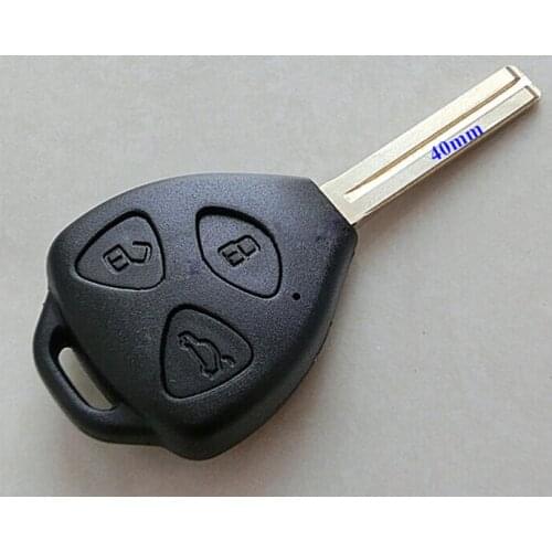3 Buttons Replacement Remote Key Shell Case For Lexus Fob Key Blank cover 10PCS/lot