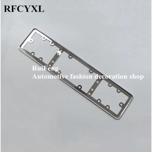 2Pcs Stainless Steel Auto License Plate Frame For Europe EU Automobiles License Frame License Frame Was Auto Accessories