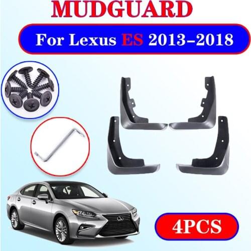 Car Mudflap for Lexus ES XV60 2013~2018 Fender Mud Guard Splash Flaps Mudguards Accessories 2015 2016 ES250 ES300 ES300h ES200