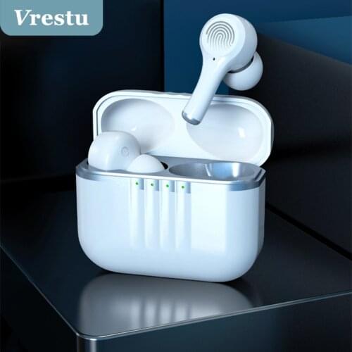 ANC TWS Wireless Headphone In-ear Earphones Smart Chip 5.2 Version with Microphone Charging Bin Box Long Battery Life Super Bass